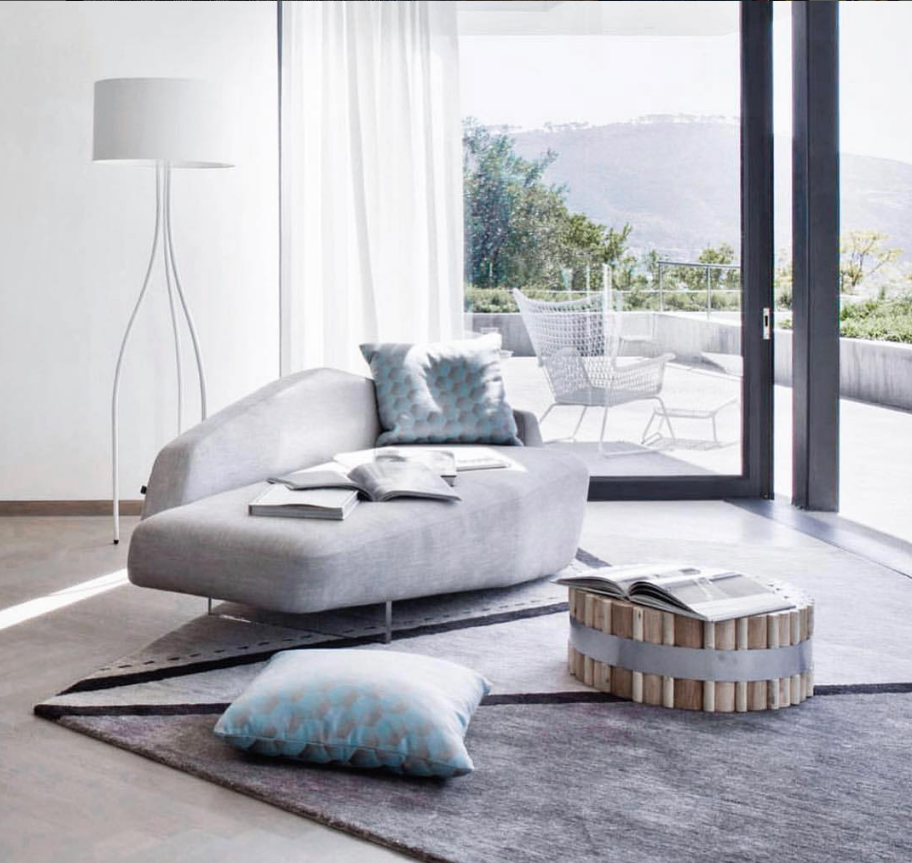 Residential interior styled with a bespoke Zoya rug
